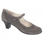 Marimea 37 Pantofi dama eleganti din piele naturala intoarsa Gri P104GRI5VEL